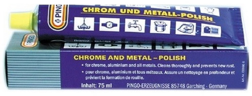 Полироль для хромированных поверхностей - 75мл Для хрома и металлических поверхностей